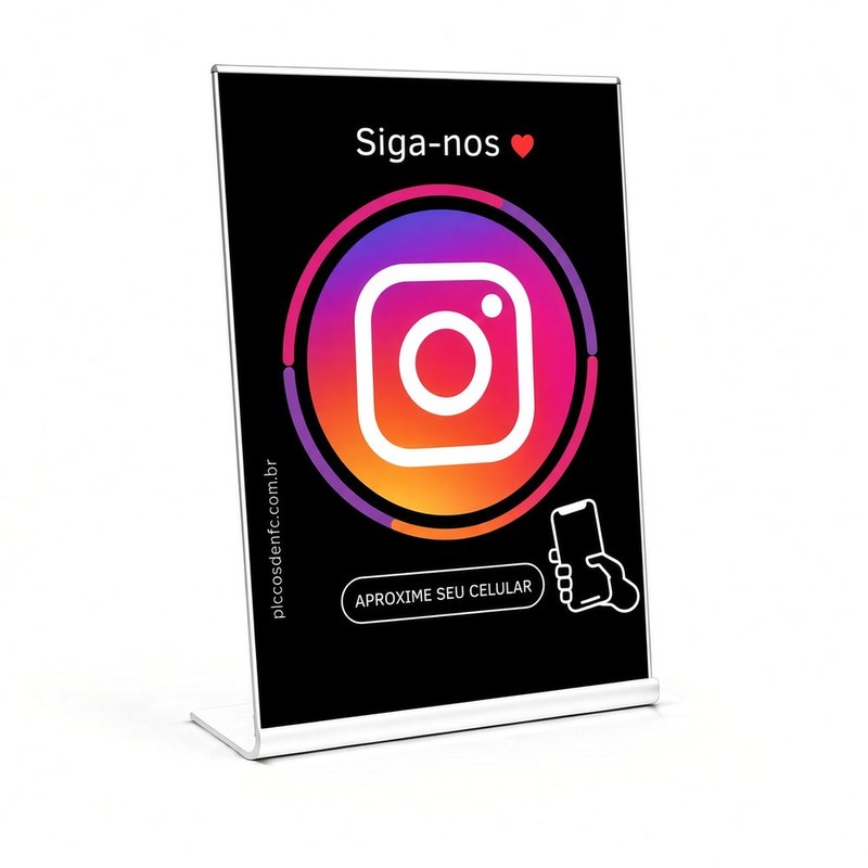 Display de balcão 12x15 Instagram