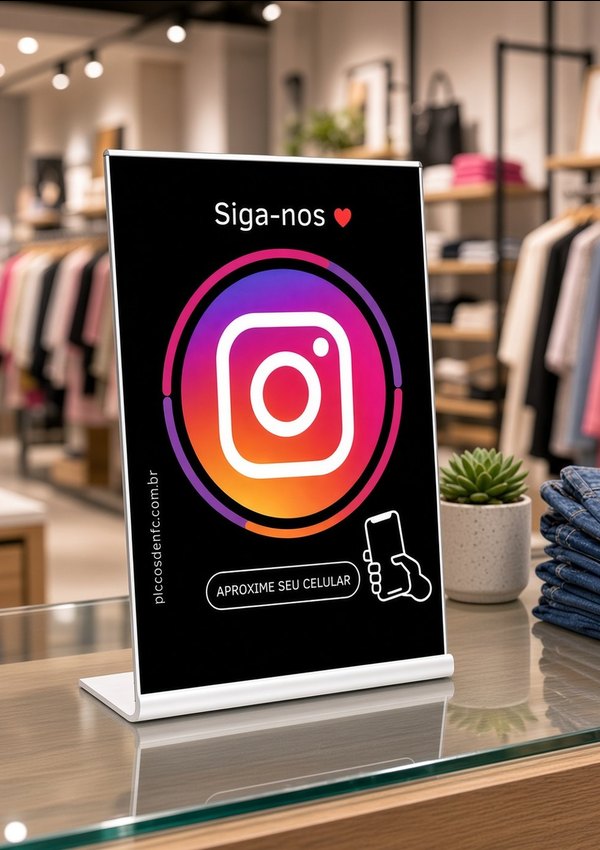 Display Instagram na loja